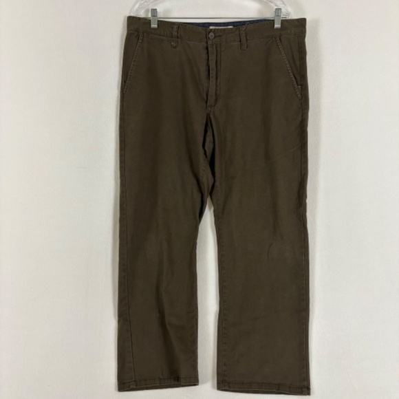 Flag & Anthem Other - Flag & Anthem Men's Relaxed Fit 38X30 Brown Khaki Chino Pants